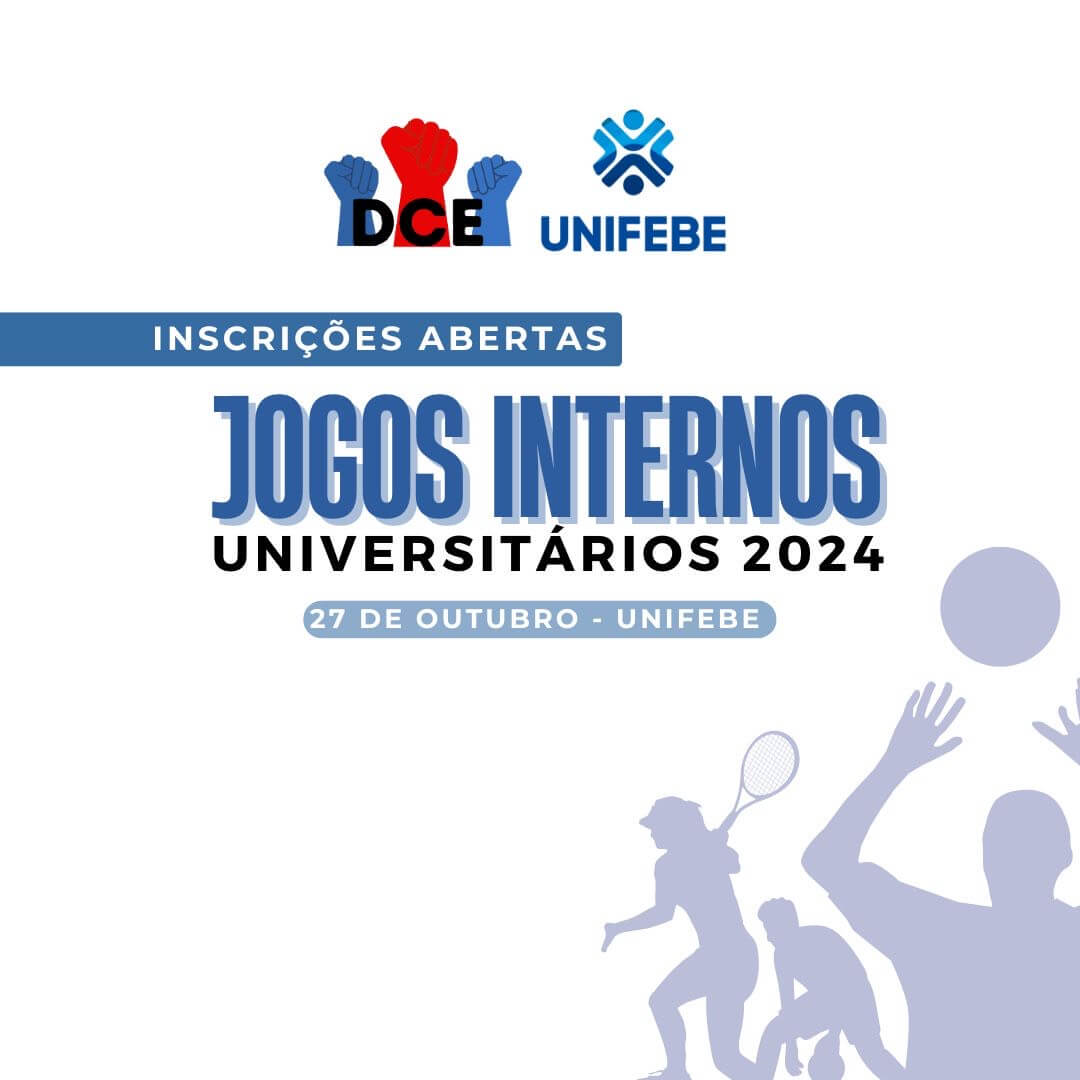 DCE abre inscrições para os Jogos Universitários Internos UNIFEBE 2024