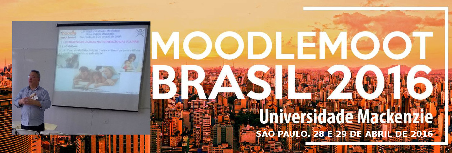 Professor apresenta palestra no 12º Moodle Moot Brasil