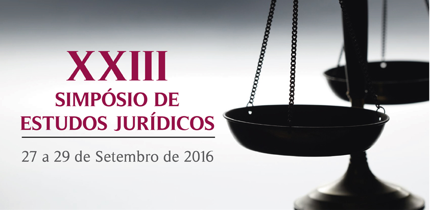 Curso de Direito realiza XXIII Simpósio de Estudos Jurídicos