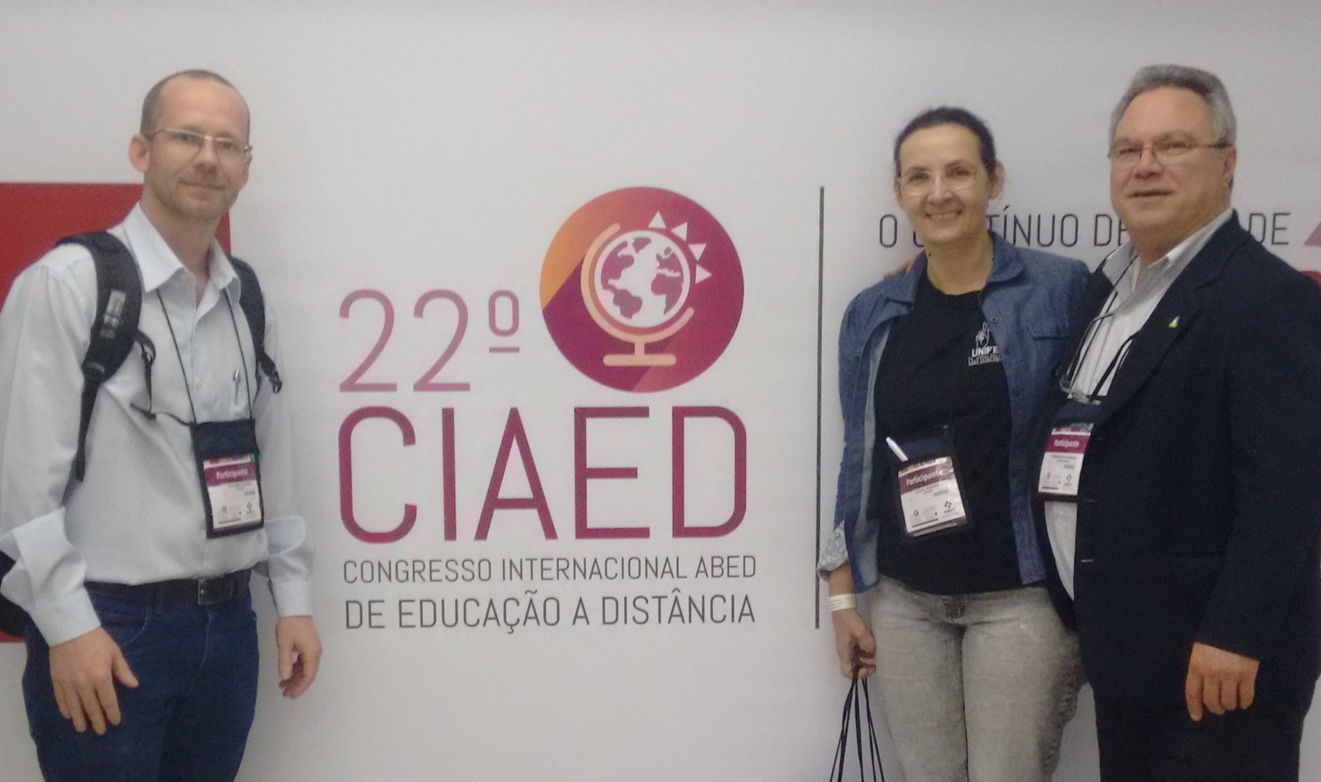 Professores participam de congresso internacional de Educação a Distância