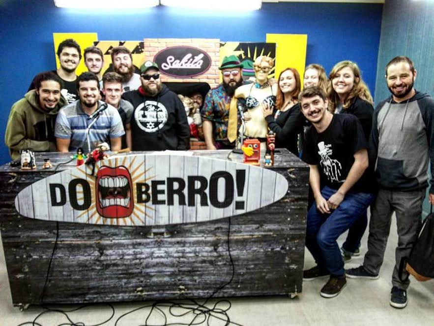 Turma de Publicidade acompanha gravação do programa “Do Berro”