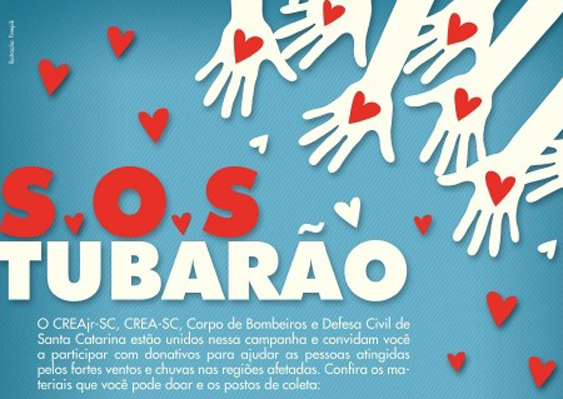 UNIFEBE é ponto de coleta para campanha “SOS Tubarão”