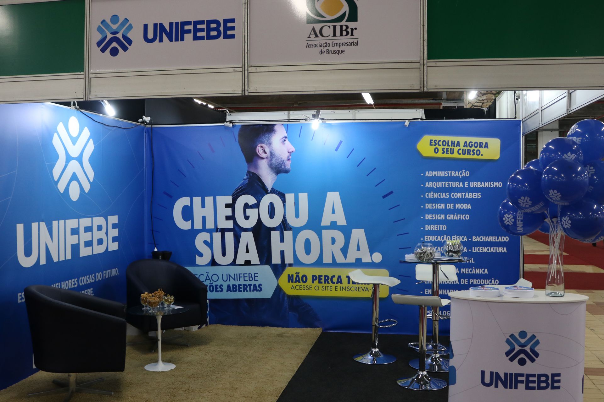 UNIFEBE prestigia primeira Feira Multifair de Brusque