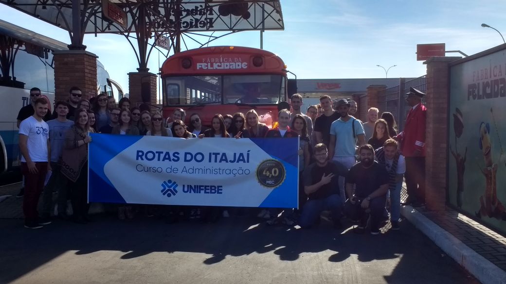 Projeto “Rotas do Itajaí” do curso Administração estuda práticas empresariais no RS