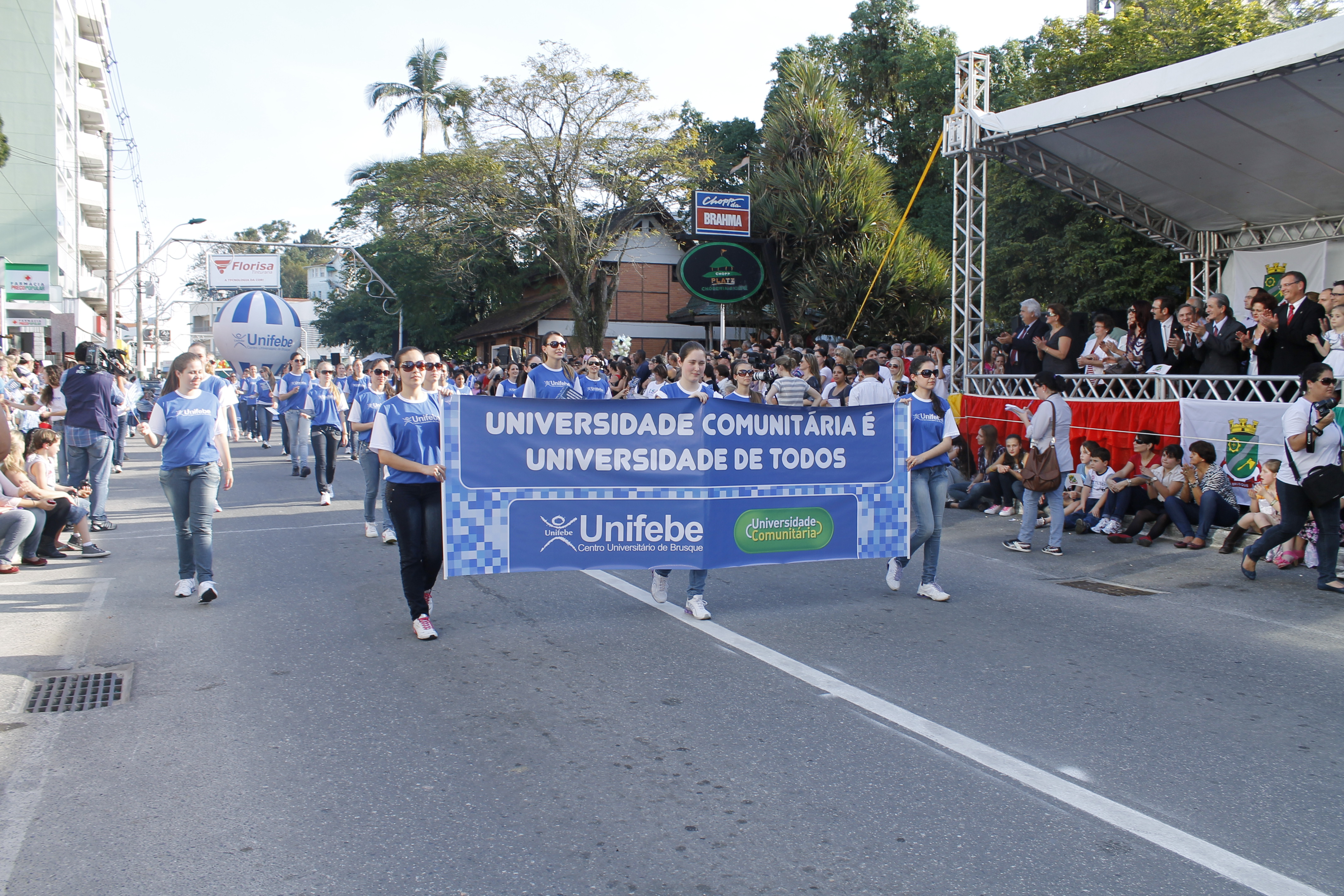 UNIFEBE não participa de Desfile de 4 de agosto de Brusque