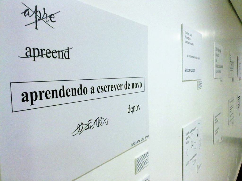 “Aprendendo a escrever de novo” será exposta na UNIFEBE