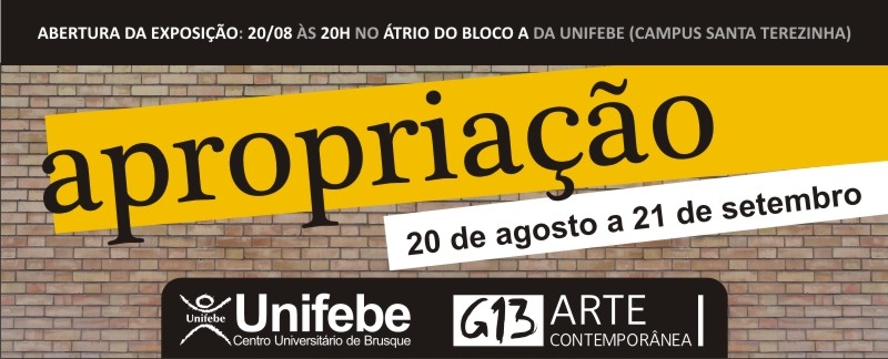 UNIFEBE recebe exposição “Apropriação” do Grupo G13