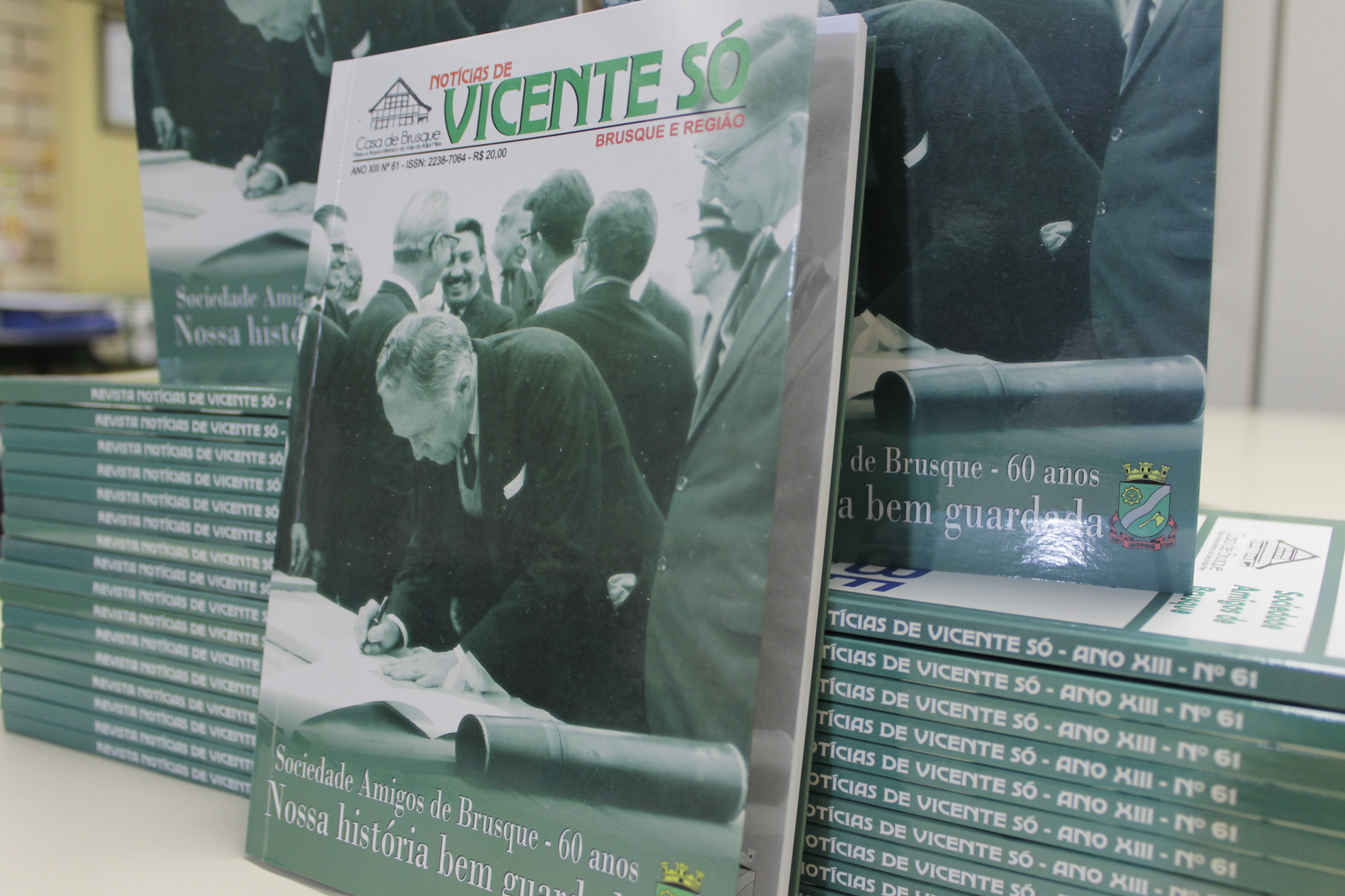 Casa de Brusque lança 61ª edição da revista “Notícias de Vicente Só”