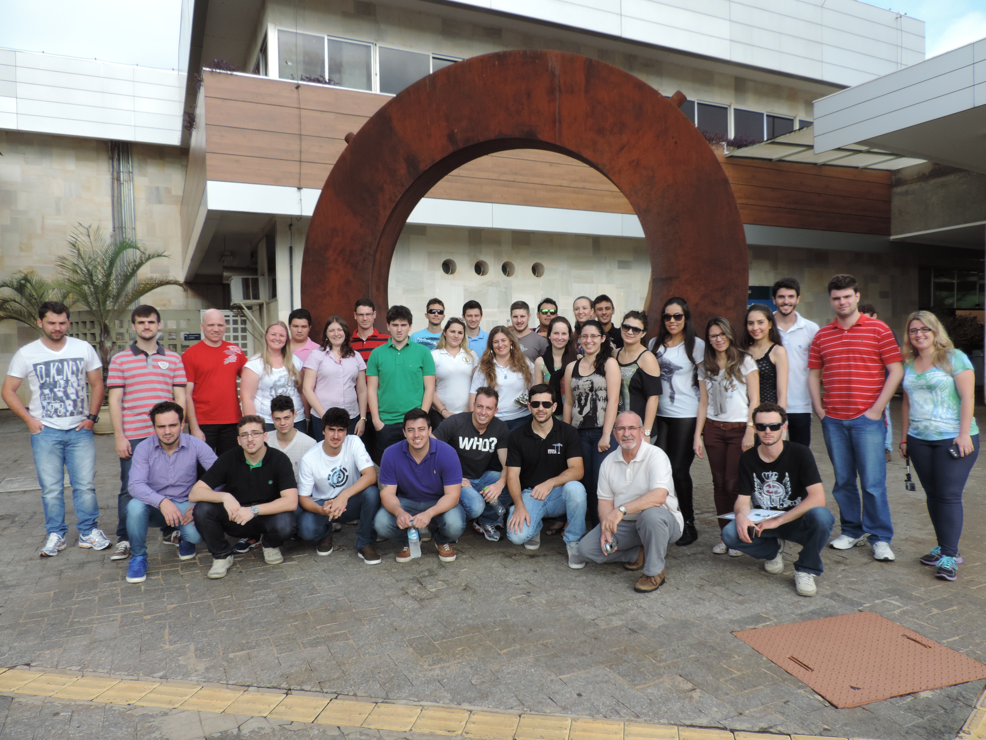 Engenharia Civil realiza viagem de estudos a Foz do Iguaçu