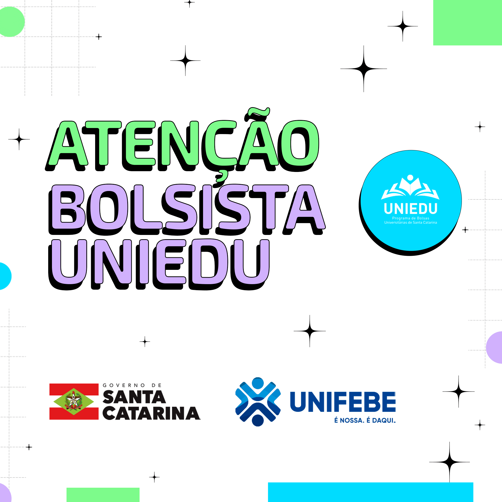 Estudantes contemplados com o Programa UNIEDU têm entre os dias 11 e 19 de fevereiro para solicitar a renovação da bolsa de estudo