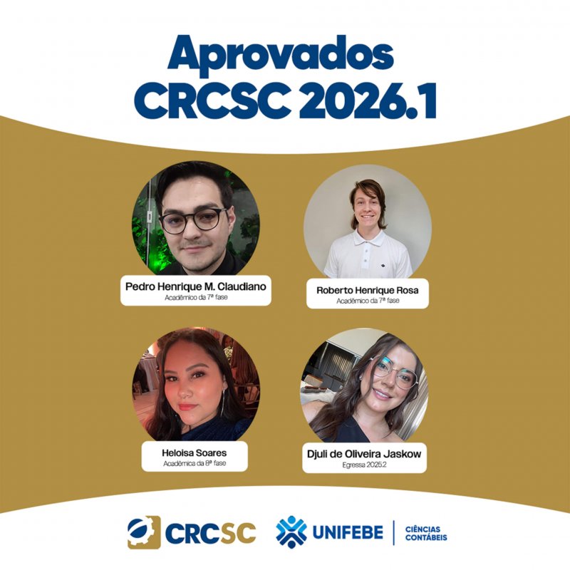 Aprovados da UNIFEBE no Exame do CFC compartilham dicas e experiências