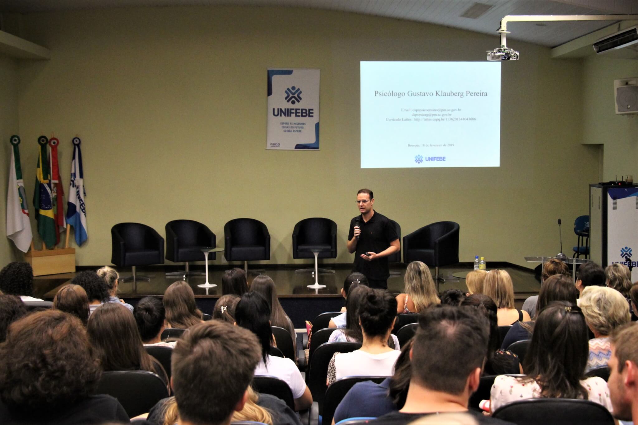 Avaliação psicológica é tema de aula inaugural