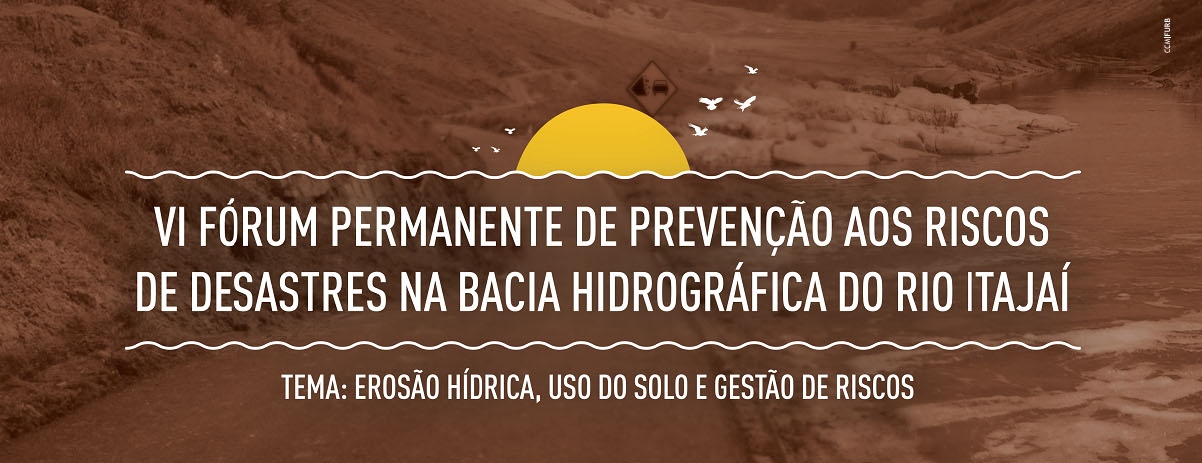 UNIFEBE participa do VI Fórum Permanente de Prevenção de Desastres na Bacia do Itajaí