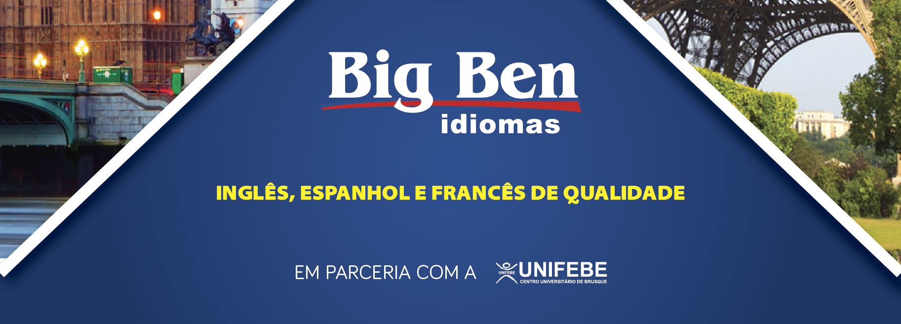 Cursos de Idiomas da Big Ben estão com matrículas abertas na UNIFEBE