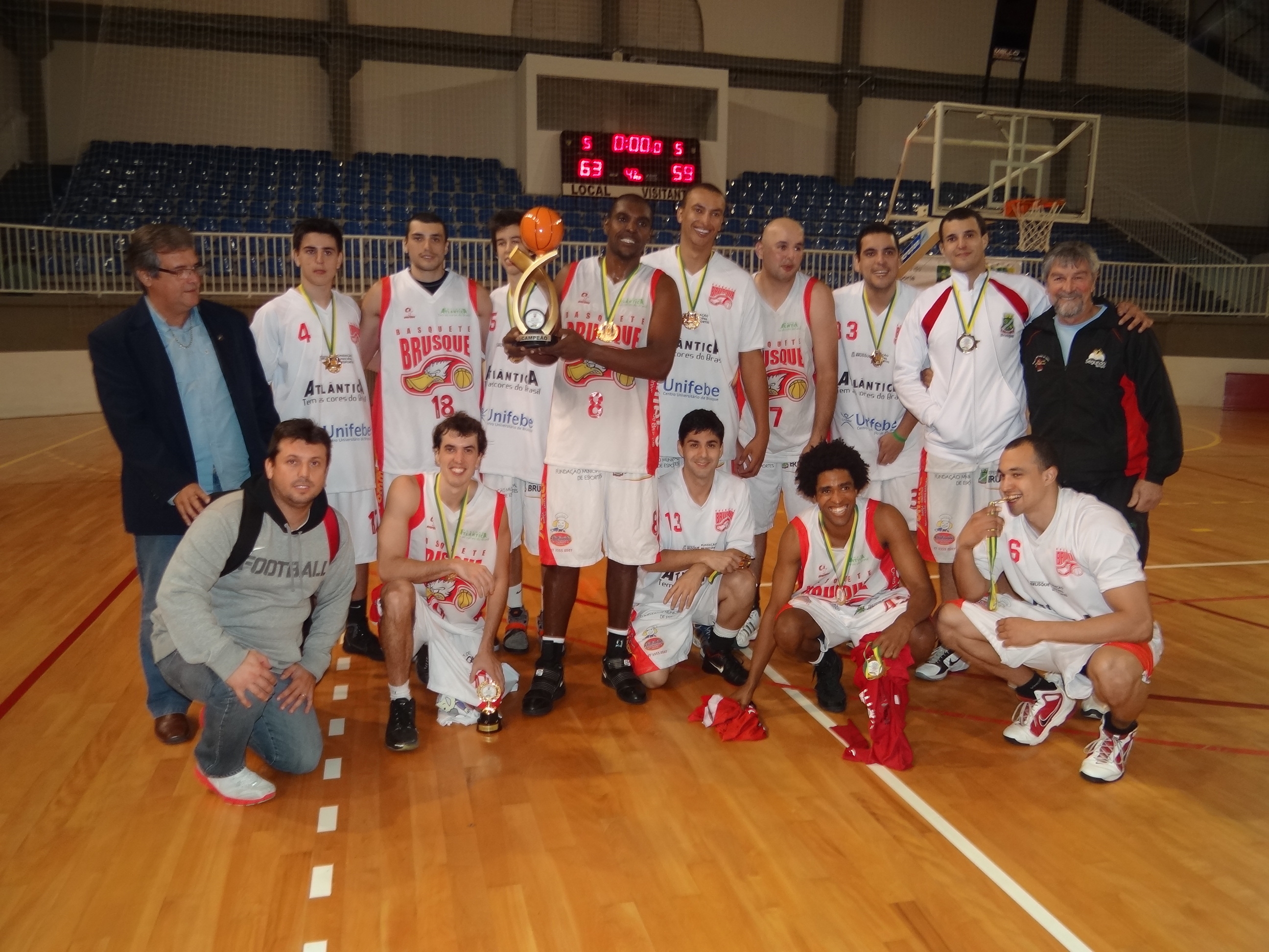 Basquete brusquense é campeão da 12ª Taça FCB