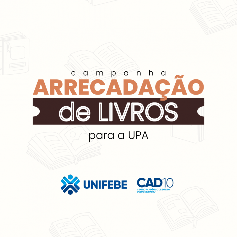 CADEZ organiza campanha de arrecadação de livros