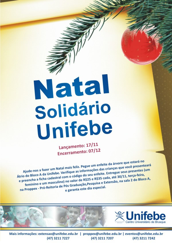 Natal Solidário Unifebe – 2010