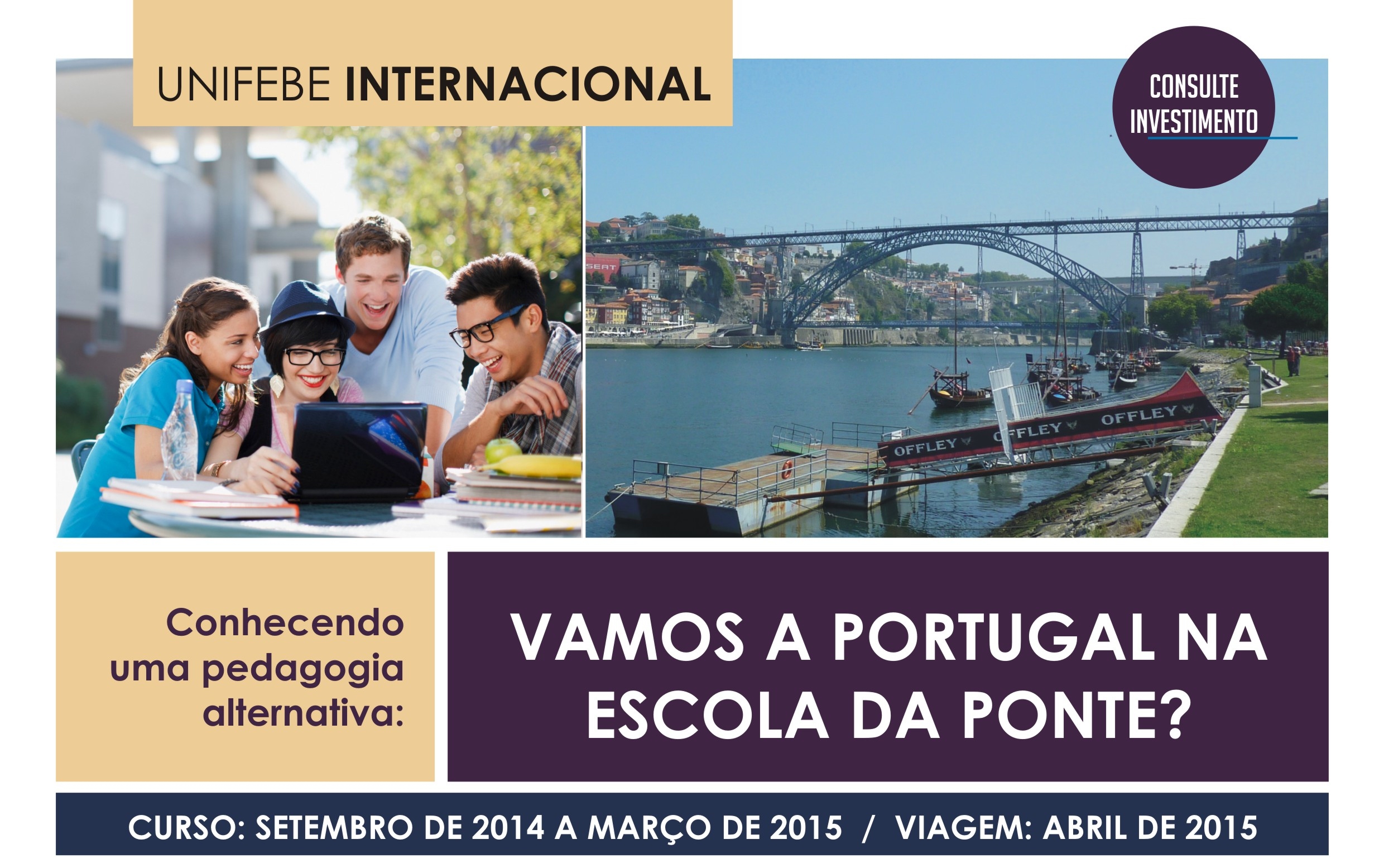 Inscrições prorrogadas para viagem de estudos internacional para Escola da Ponte