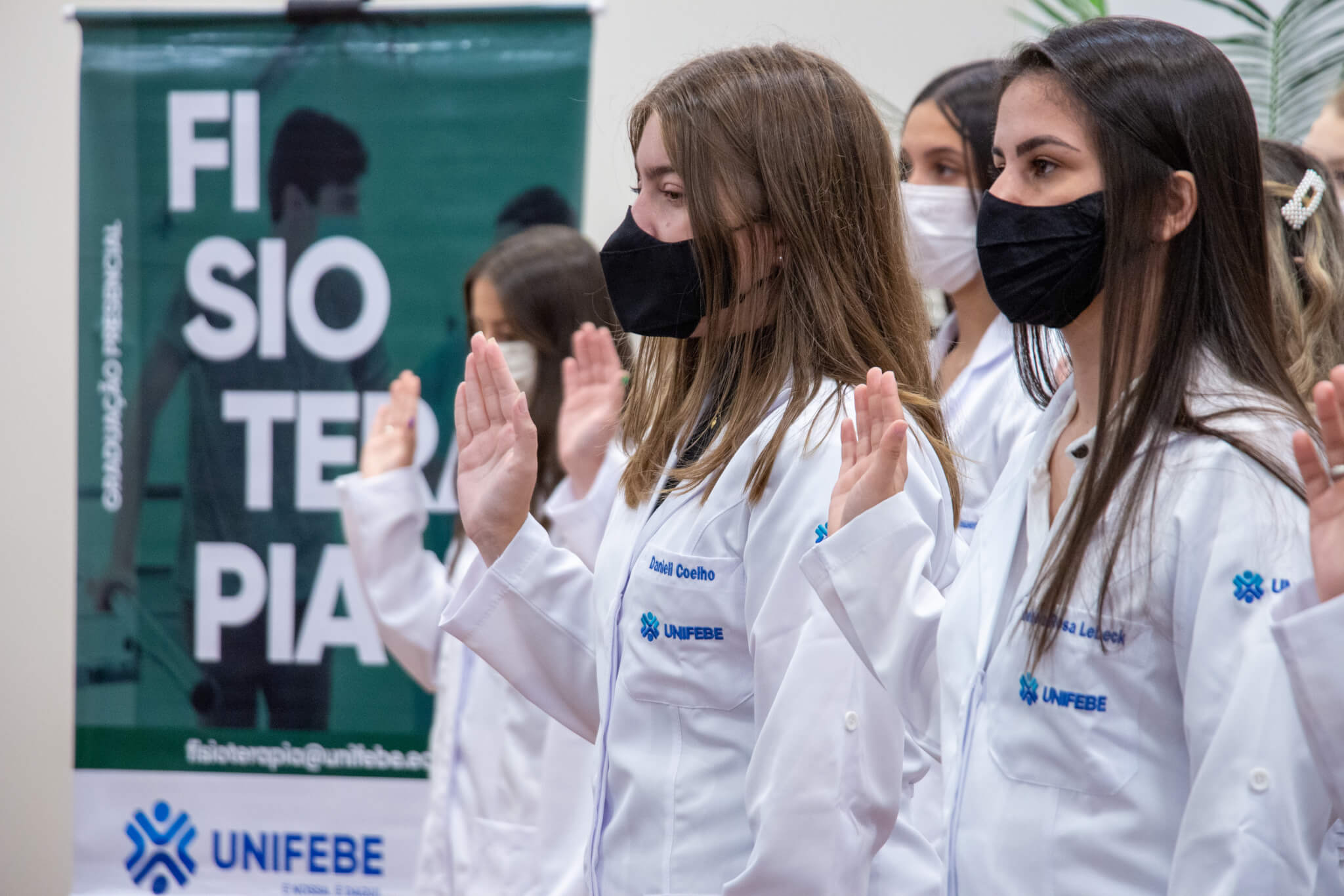 Cerimônia do Jaleco e Aula Magna marcam início da primeira turma de Fisioterapia da UNIFEBE