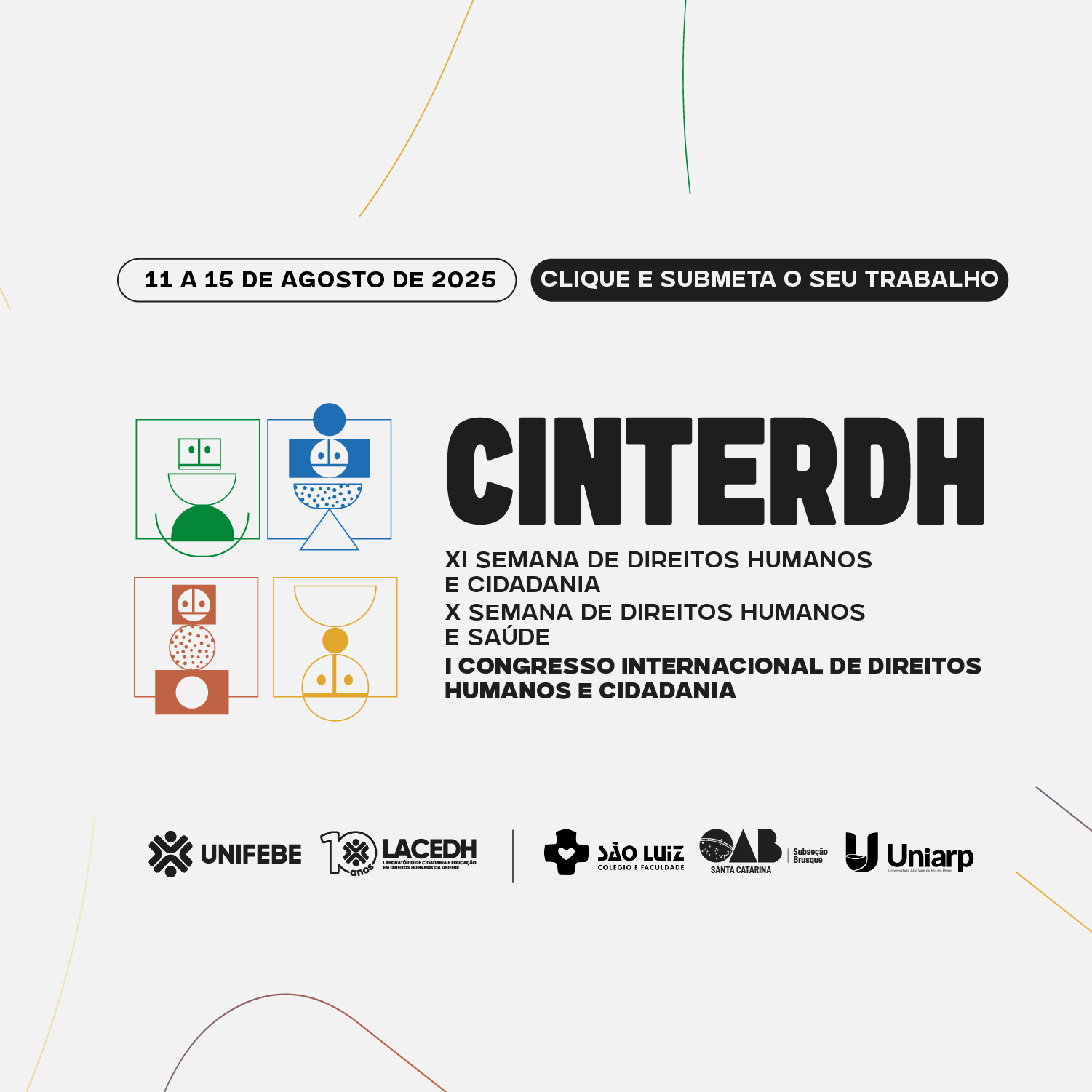 Inscrições abertas para o 1.º Congresso Internacional de Direitos Humanos e Cidadania