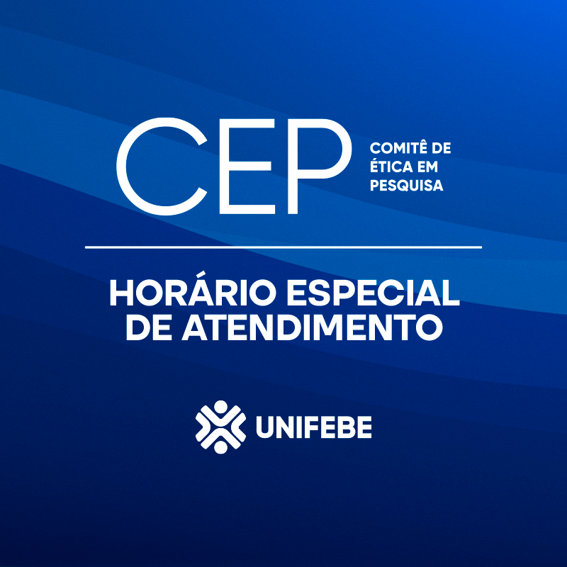 Comitê de Ética em Pesquisa (CEP) da UNIFEBE entrará em férias coletivas no dia 21 de dezembro