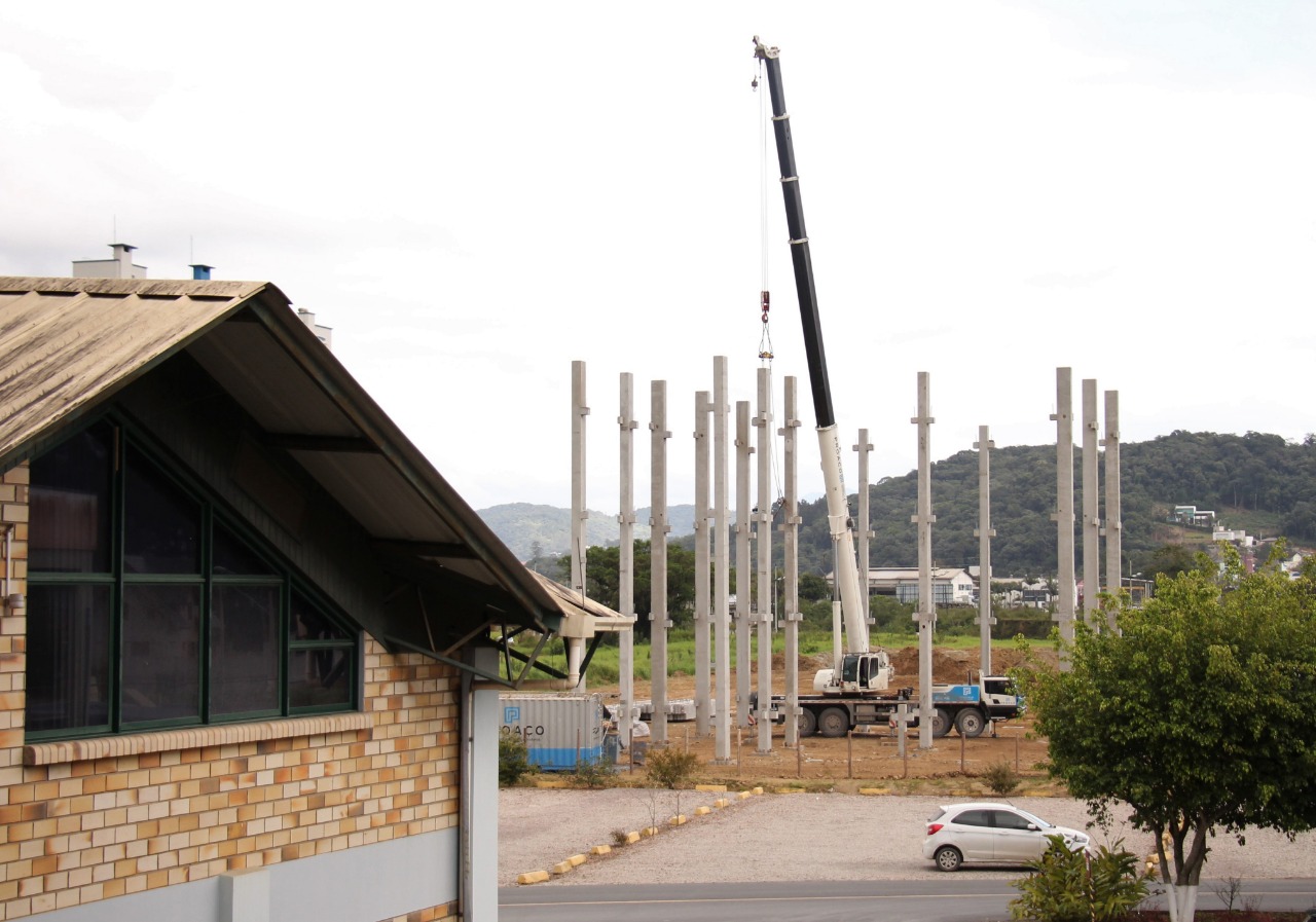 Construção do Bloco da Saúde da UNIFEBE avança mais uma etapa