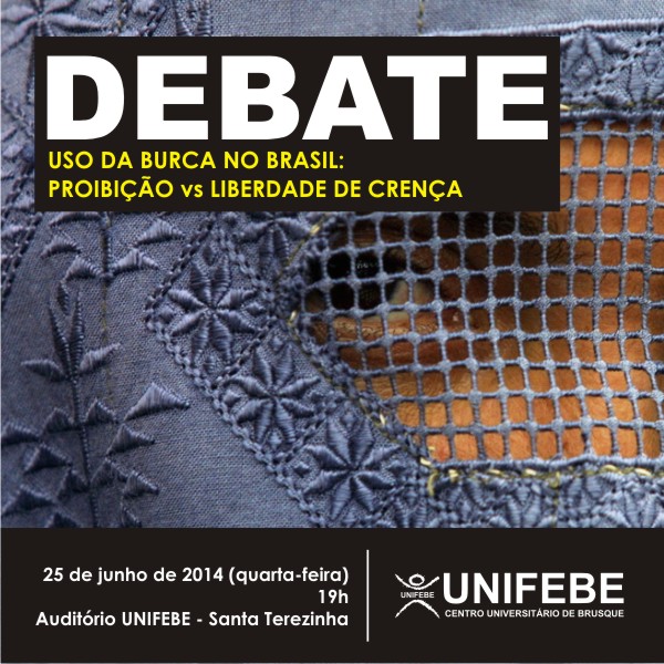 O uso da burca é tema de debate na UNIFEBE