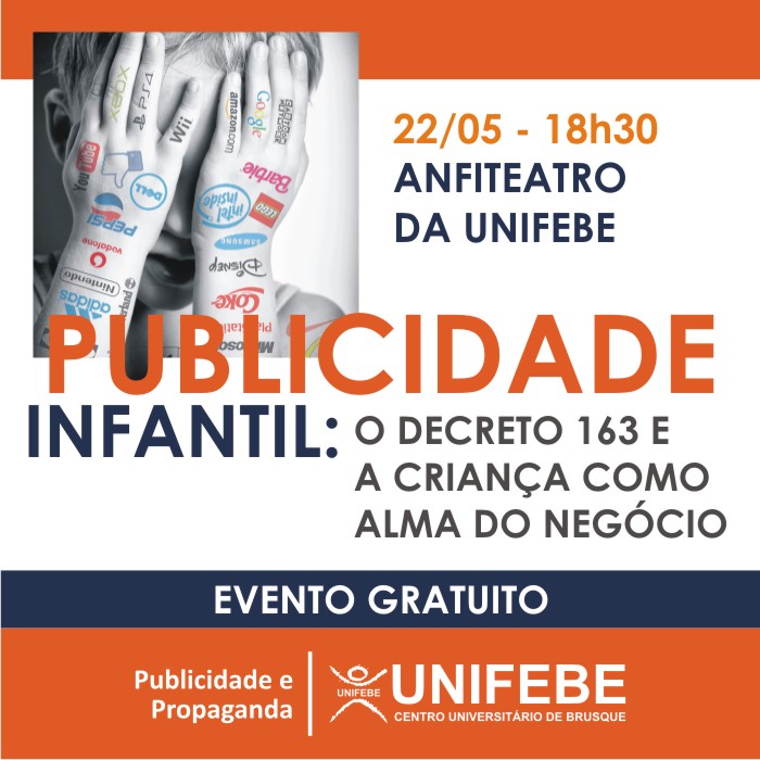UNIFEBE promove debate sobre publicidade infantil