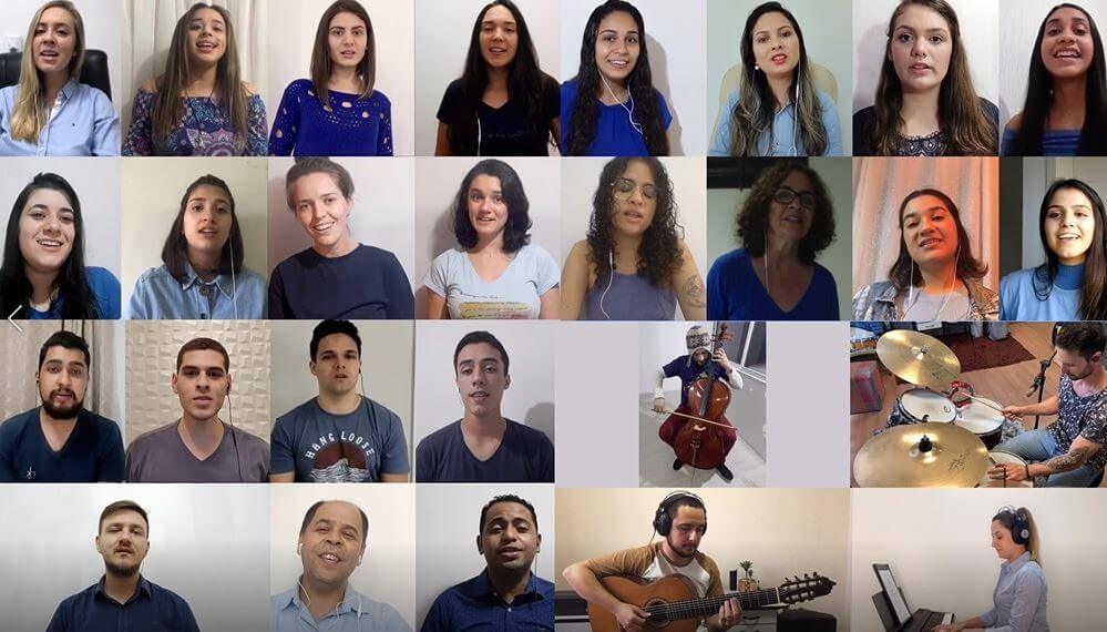 Azul da Cor do Mar é a segunda música produzida pelo Coro UNIFEBE durante a pandemia