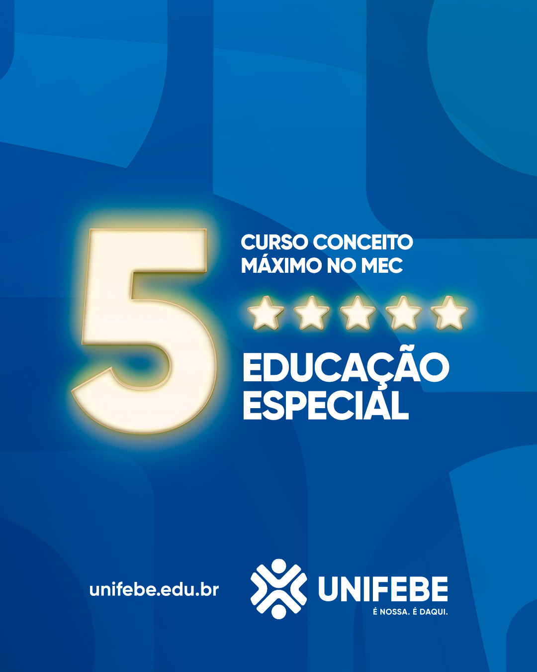 Curso de Educação Especial da UNIFEBE é reconhecido com o conceito 5 do MEC