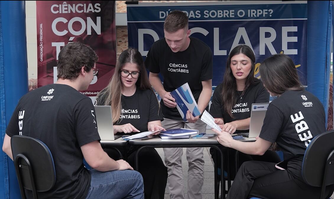 UNIFEBE auxilia comunidade gratuitamente com orientações sobre a Declaração do Imposto de Renda