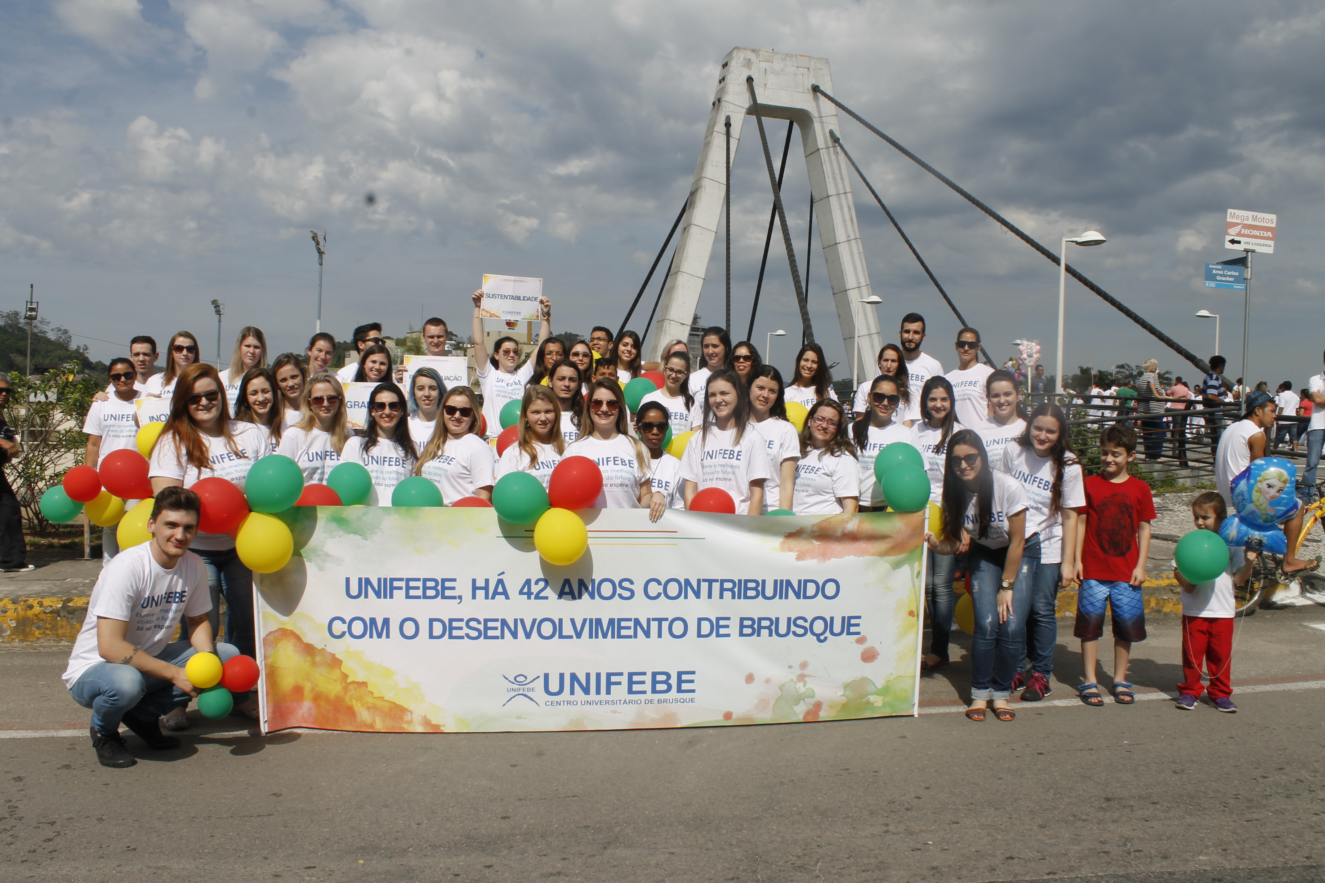 UNIFEBE parabeniza Brusque por seus 155 anos de história