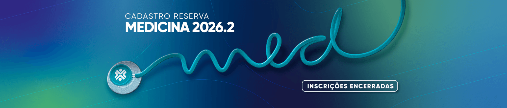 desktop - Inscrições Encerradas - Cadastro Reserva Medicina 2026