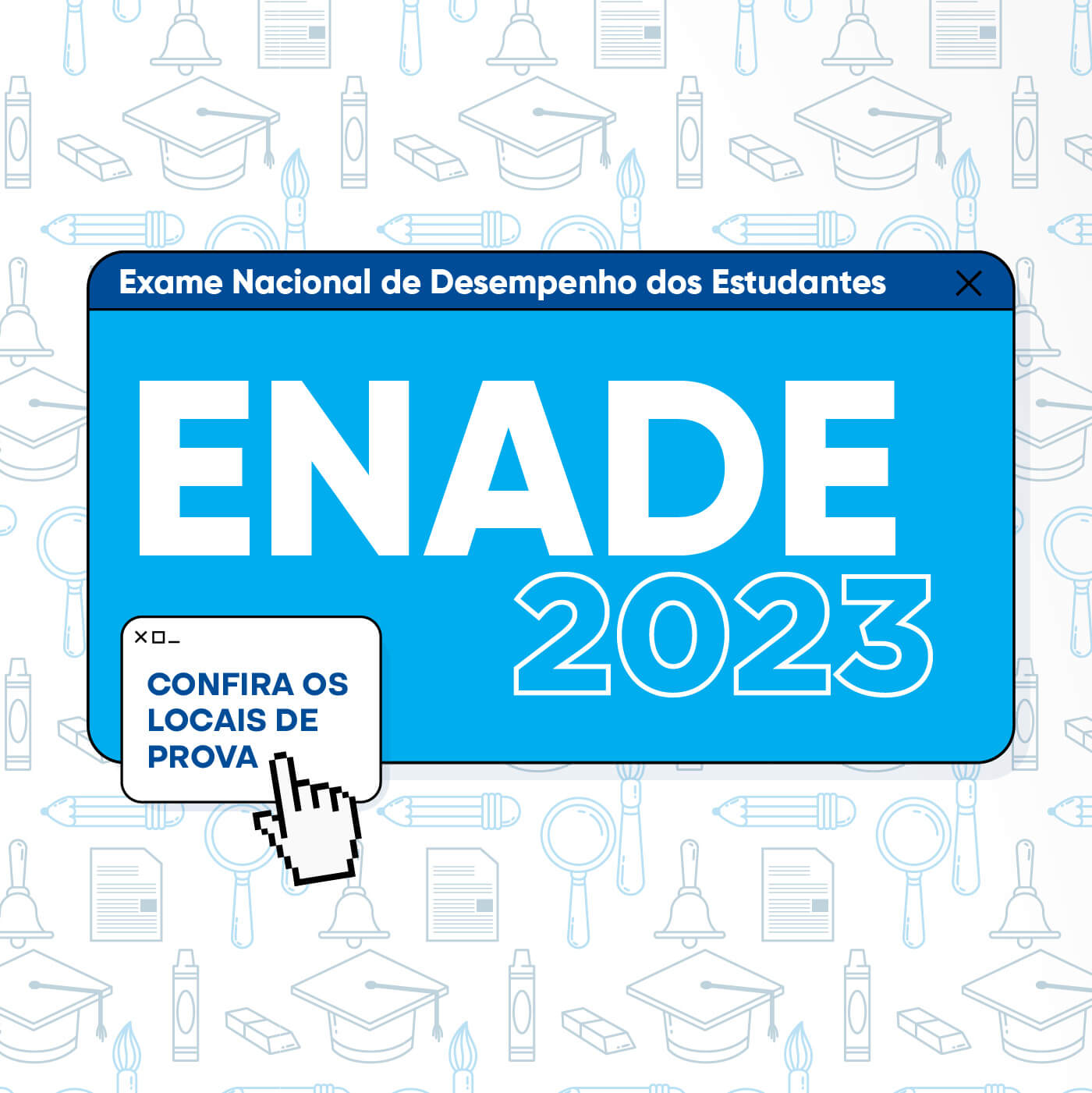 INEP divulga os locais de prova do Enade 2023