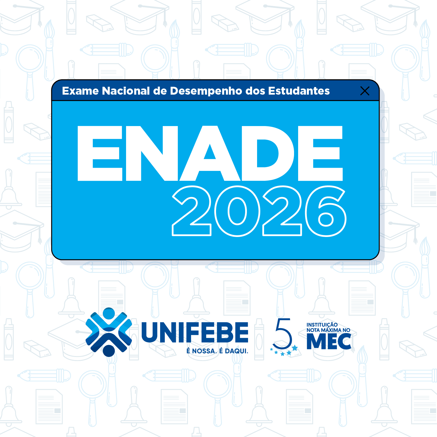 ENADE 2026: Confira a relação dos estudantes habilitados para a Avaliação Teórica