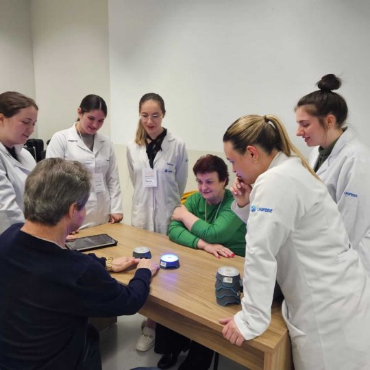 encontro acadêmicos fisioterapia associação Viva Parkinson Brusque