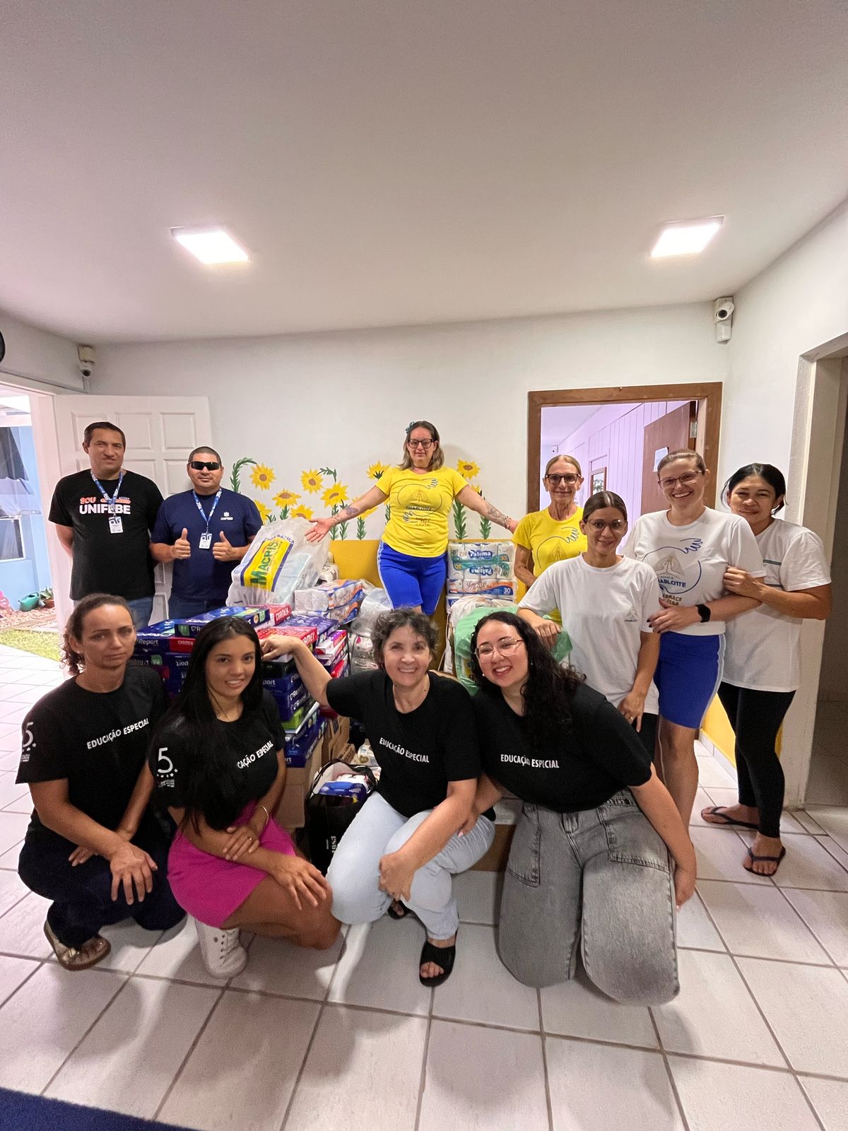 Campanha realizada pelo curso de Educação Especial da UNIFEBE beneficia instituições de Brusque