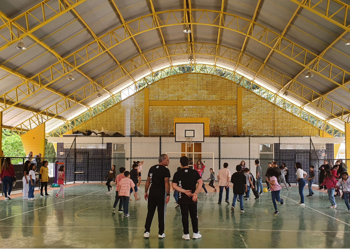 Escolas da Rede Municipal de Ensino recebem o projeto UNIFEBE no Lazer