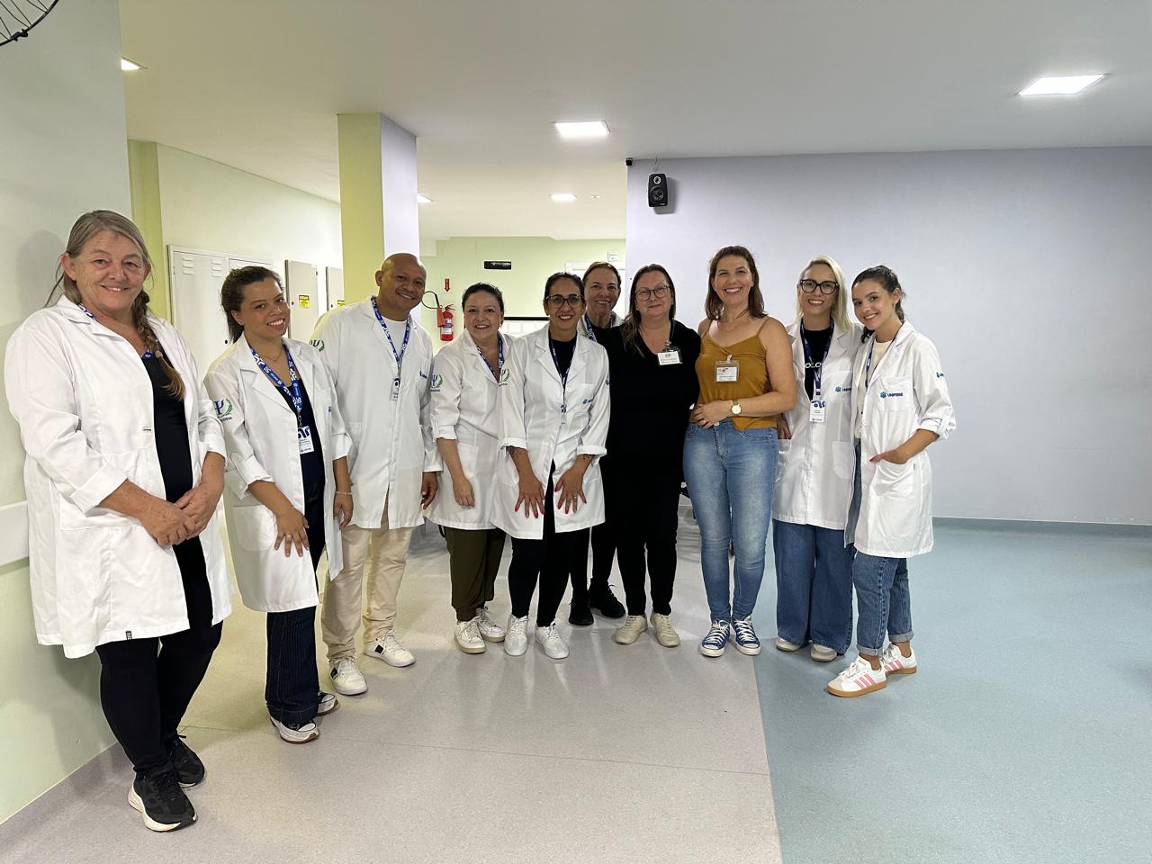 Curso de Psicologia da UNIFEBE promove visita técnica ao Hospital Misericórdia e Vida, em Blumenau
