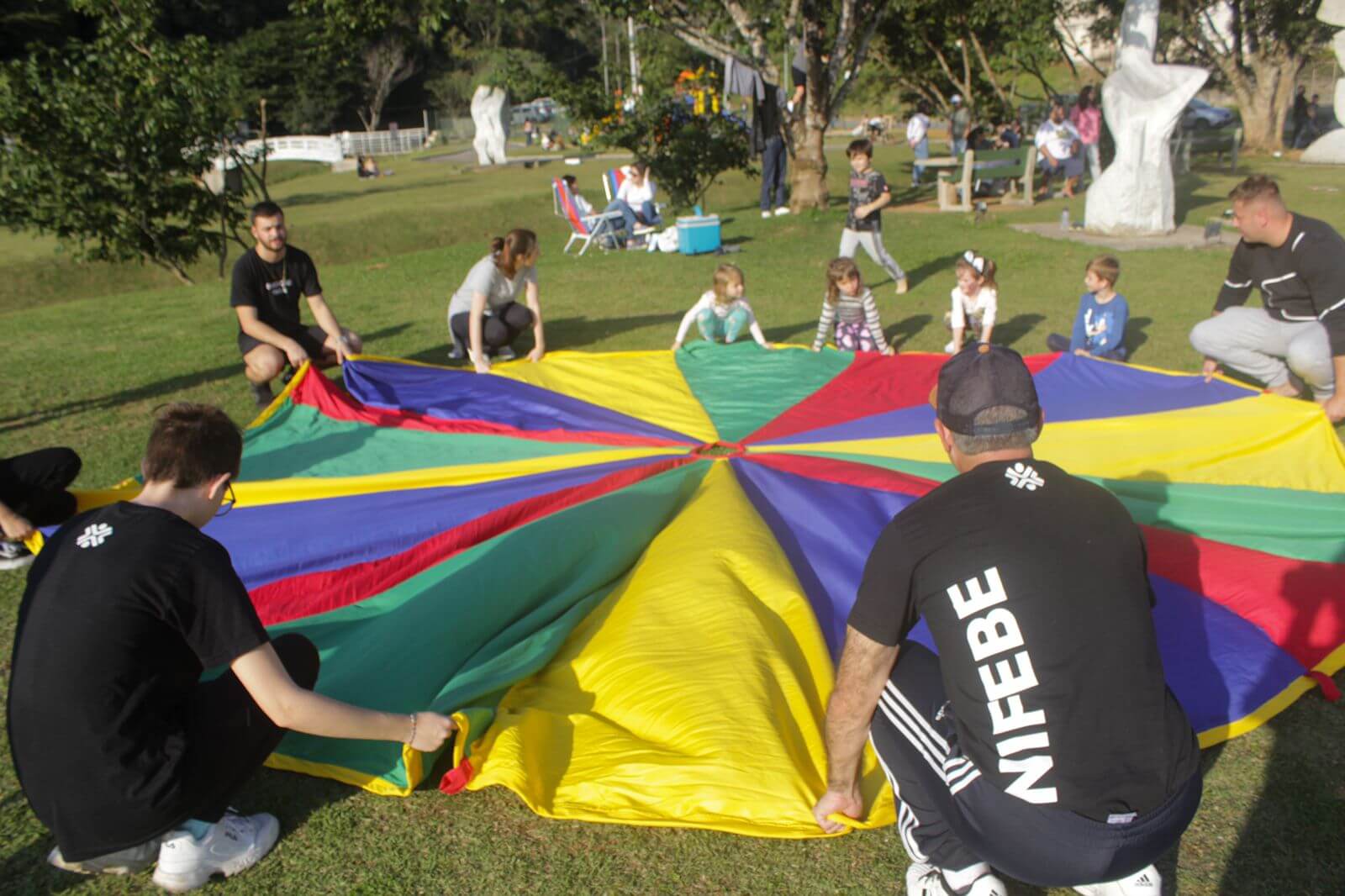 UNIFEBE no Lazer promove atividades recreativas no Parque das Esculturas