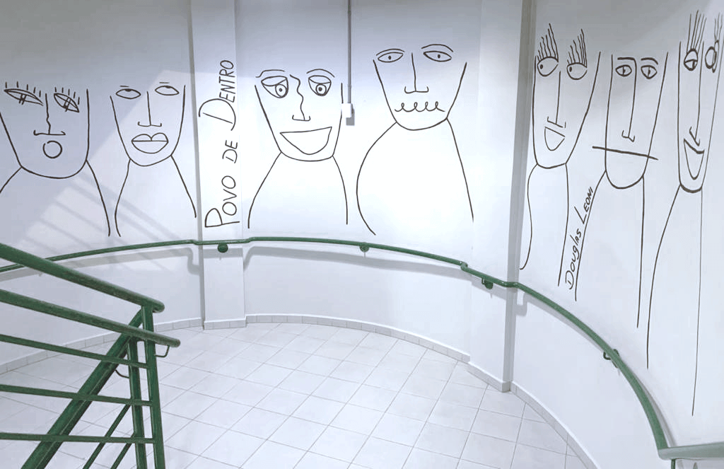 Galeria Urbana Povo de Dentro é pintada na UNIFEBE
