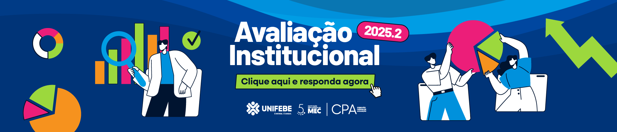 Banner desktop - Avaliação Institucional 2025.2
