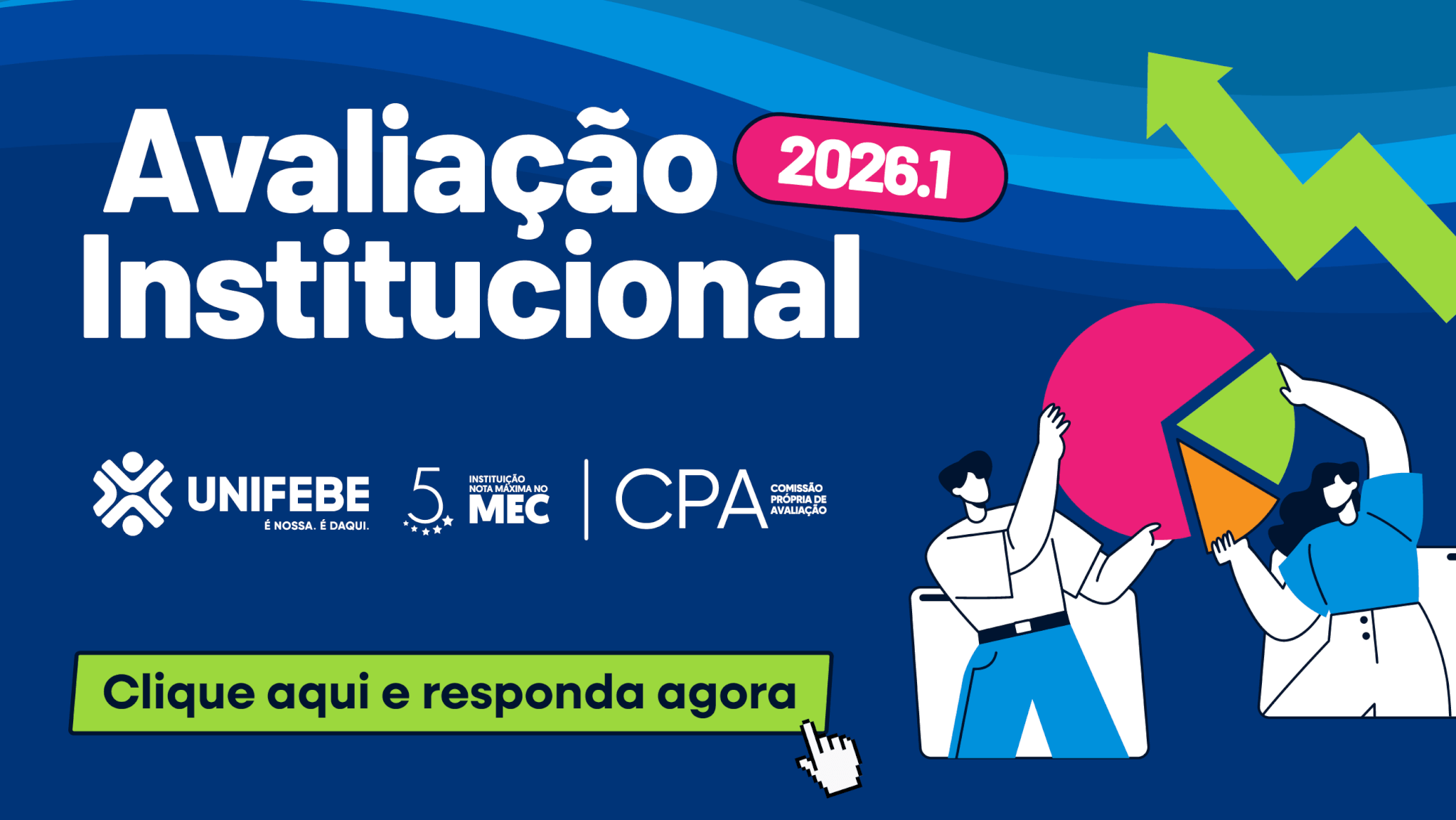 Banner mobile - Avaliação Institucional 2026.1