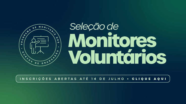 Mobile - Monitoria Voluntária (inscrições abertas)