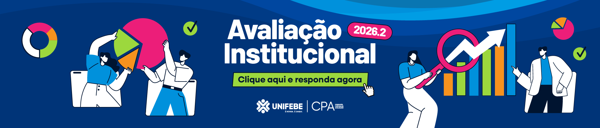 Banner desktop - Avaliação Institucional 2026.2