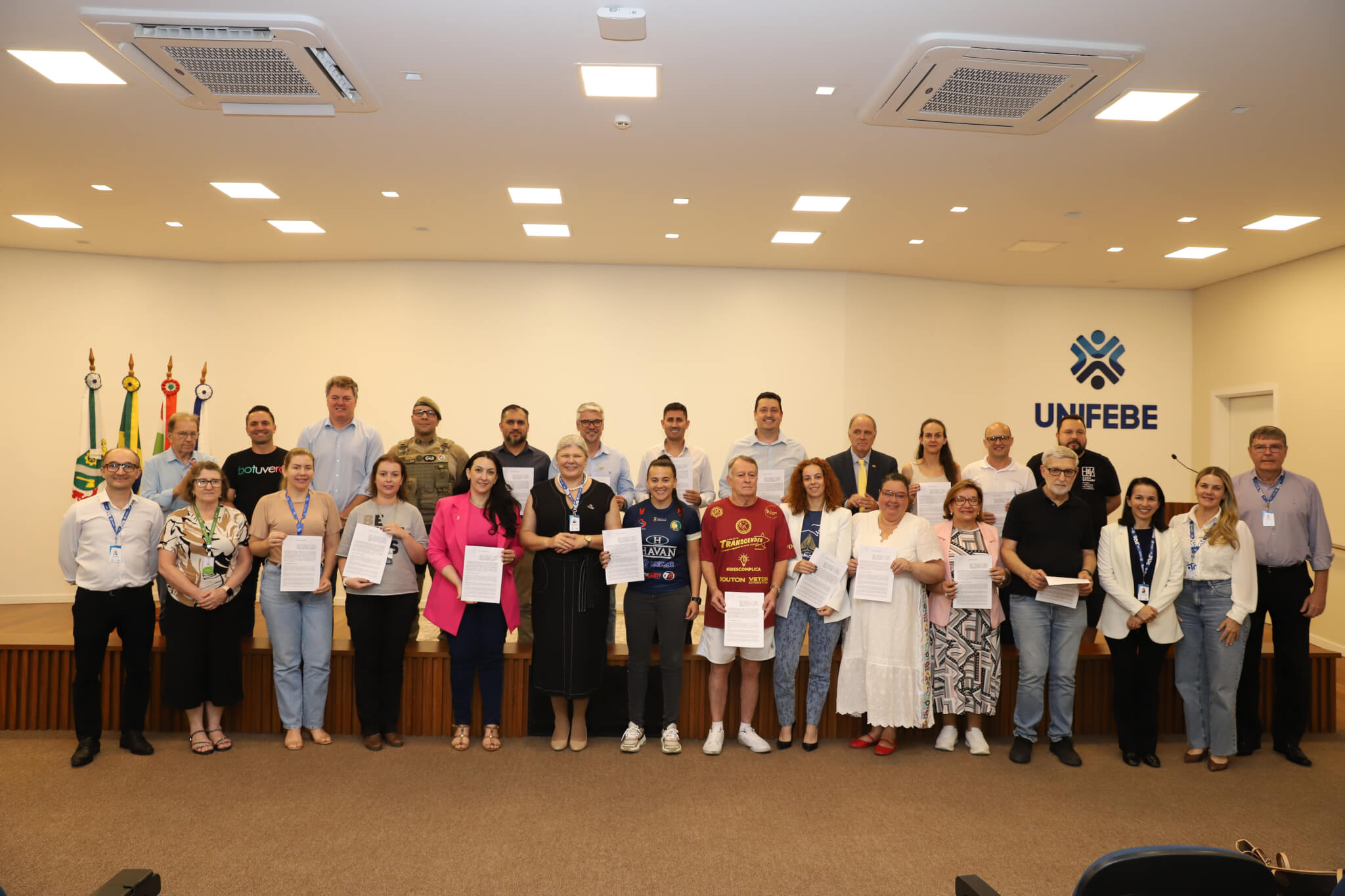 UNIFEBE firma acordos de cooperação com entidades de Brusque e região para contrapartida do programa Universidade Gratuita