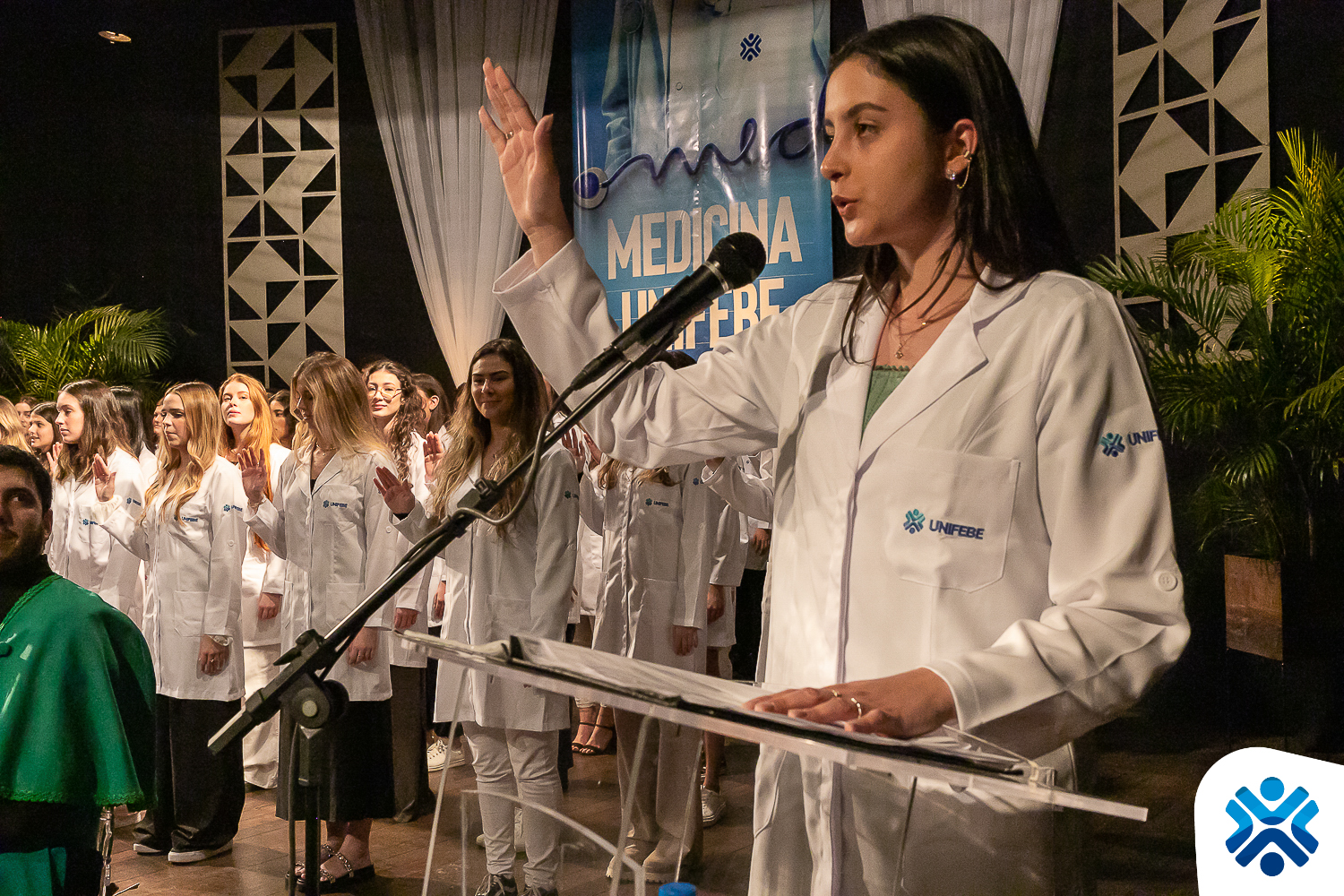 UNIFEBE realiza Cerimônia do Jaleco e Aula Magna para calouros de Medicina