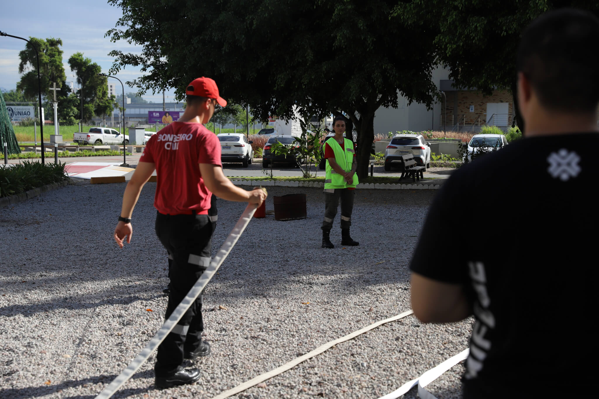 UNIFEBE promove treinamento para combate a princípios de incêndios e primeiros socorros