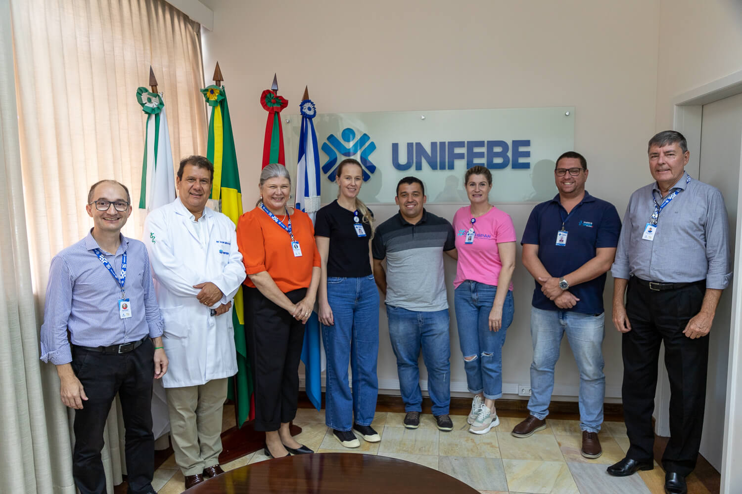 Gestores do Hospital de Gaspar visitam a UNIFEBE para ampliar parceria entre a instituição e o curso de Medicina