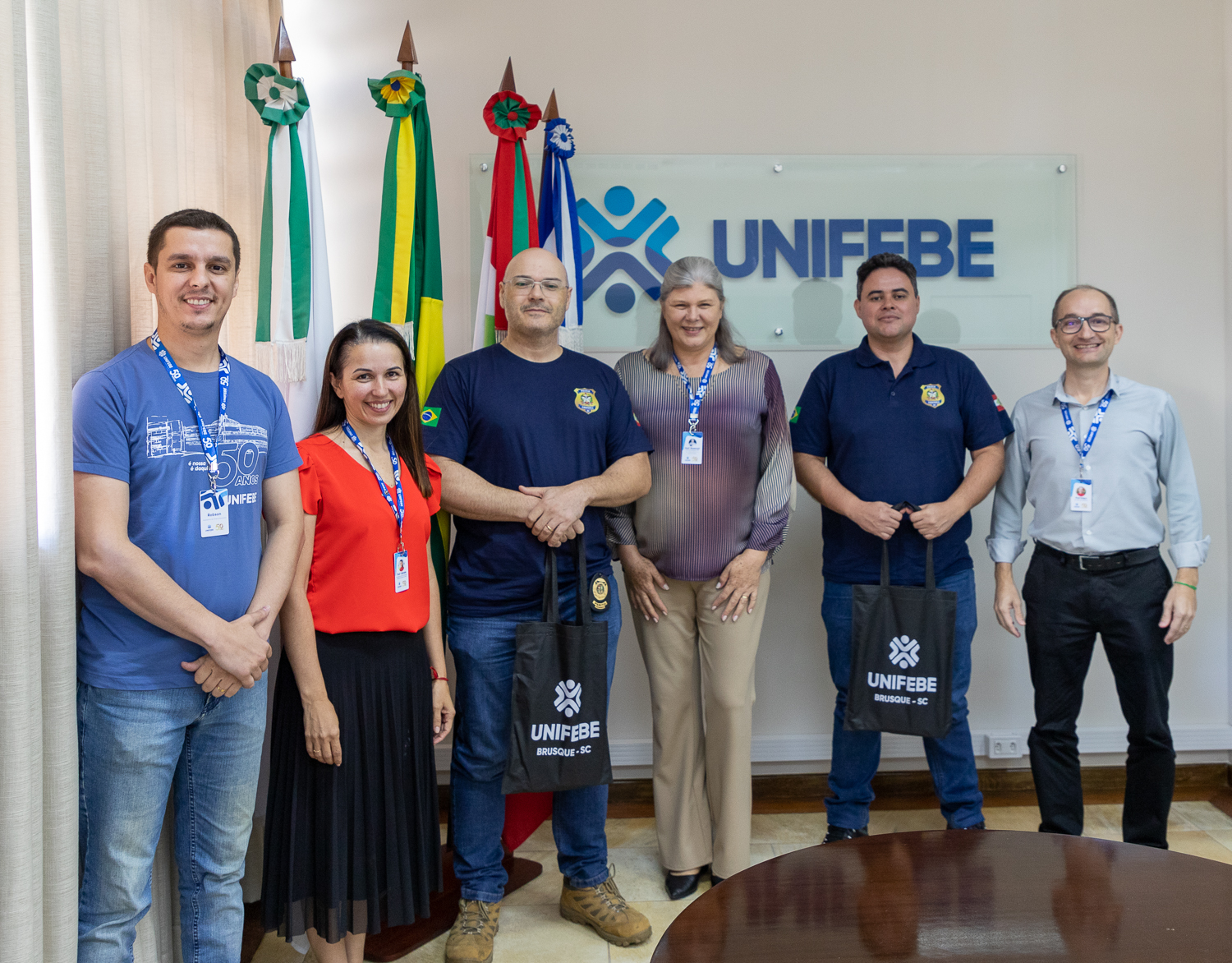 Polícia Científica de Joinville visita a UNIFEBE e estreita laços de cooperação técnica entre as duas instituições